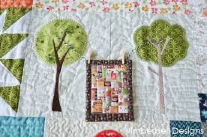 Kimberbell Make Yourself at Home Quilt Kit - White Border - Sew