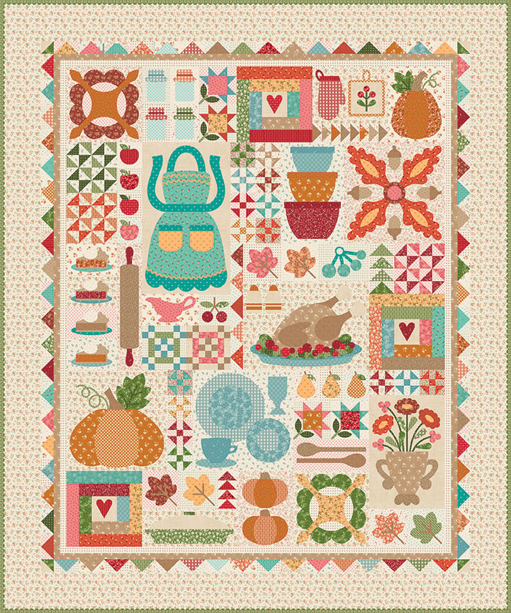 Lori Holt Sew Along: Baked With Love, Thanksgiving at Grandma's